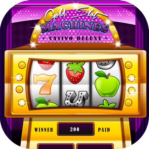 Gold Slot Machines - Casino Deluxe icon