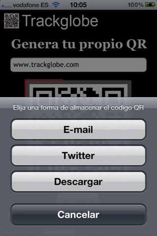 QR Track No Ads. Lector y generador de códigos QR y BIDI. screenshot 4