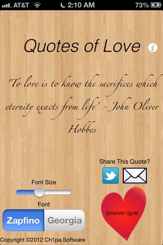 Quotes of Love screenshot 4