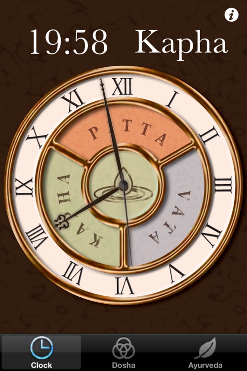 Ayurveda Clock