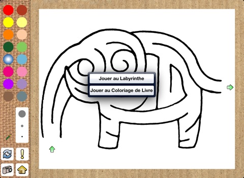 Maze Coloring Book Lite - Animals - screenshot 2