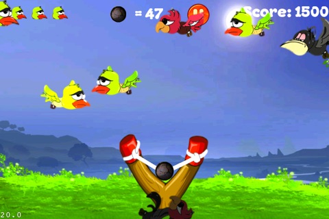 Angry Flappy Slingshot Bird Prey Safari: Pull Sling to Shoot Eagle,Robin,Parrot,Turkey, Owl & Toucan Flyer screenshot 3