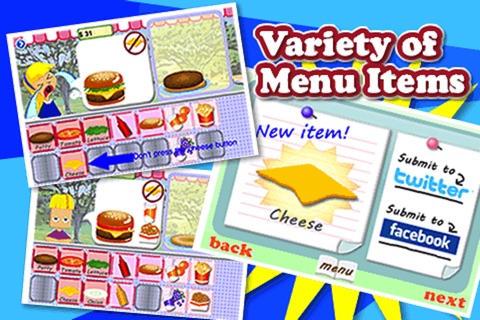 Classic Yummy Doodle Burger Game Apps-Eat Foods for Dinner & Drink Juice for Breakfast with Spooky Finger-Humor Fun Jar Effect,Cool,Simple,Preschool Boy & Girl Gold Games Journey App screenshot 4