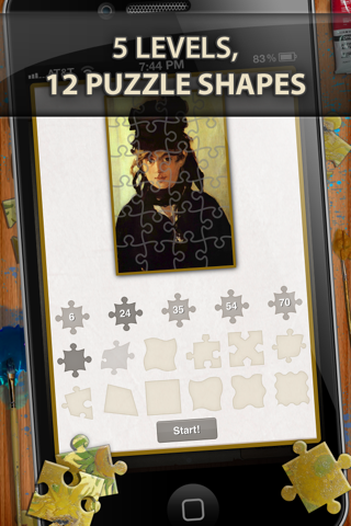 How to cancel & delete Edouard Manet Jigsaw Puzzles  - Play with Paintings. Prominent Masterpieces to recognize and put together from iphone & ipad 2