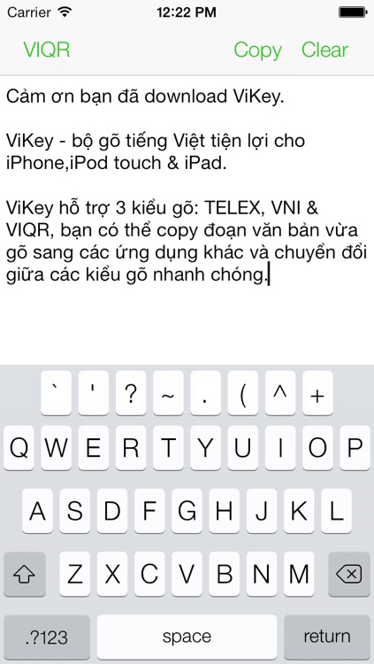 ViKey - Bộ gõ tiếng Việt - TELEX, VNI, VIQR - Vietnamese keyboard