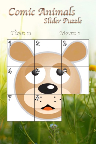 Comic Animals Slider Puzzle HD screenshot 4