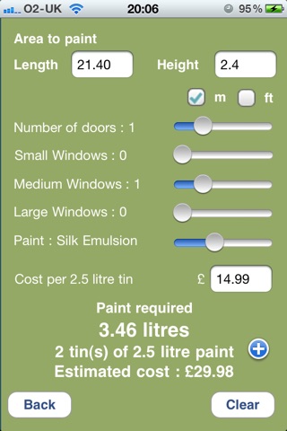 Paint Estimator / Calculator screenshot 3