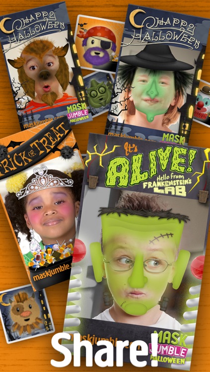 Mask Jumble Halloween