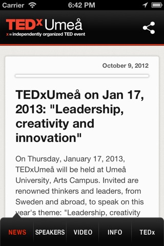 TEDxUmeå screenshot 2