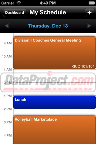 American Volleyball Coaches Association Annual Convention screenshot 2
