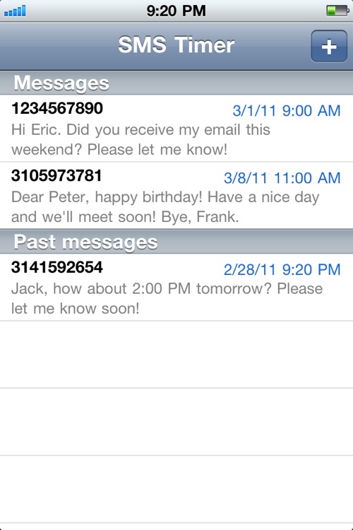 SMS~Timer by CreativeDsign