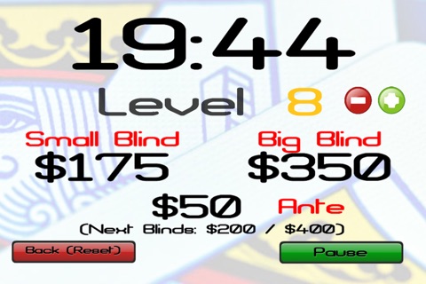 Easy Poker Timer - Tournament Blind Clock screenshot 4
