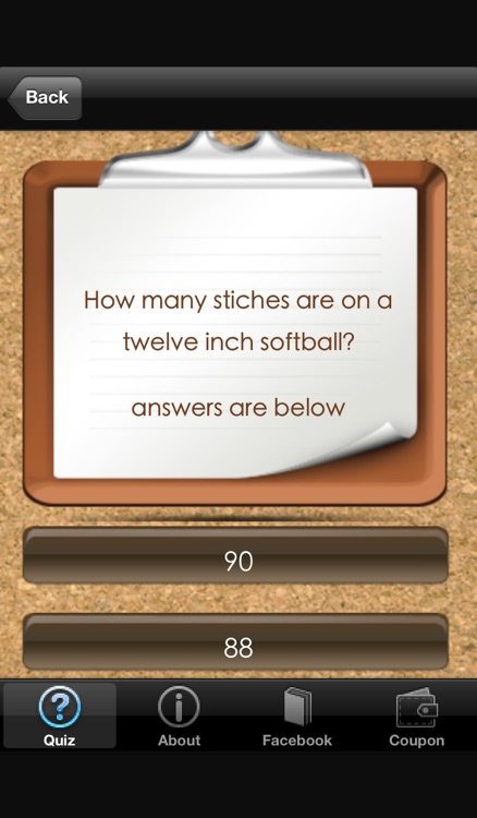 Softball Quiz