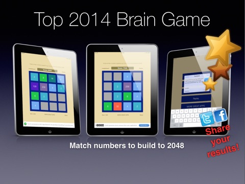 TOP 2048 - the ultimate Free brain game screenshot 2