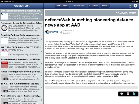 defenceWeb screenshot 2