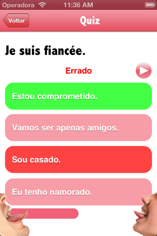 Sexy French - Phrasebook and Quiz screenshot 3