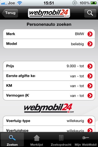 WebMobil24 screenshot 2