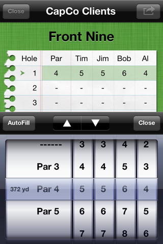 Birdies Free: Golf Scorecard screenshot 2