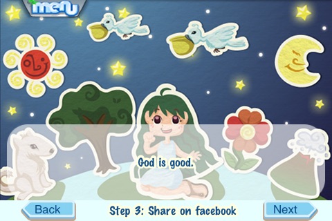 KidBible "The Beginning of World" screenshot 3