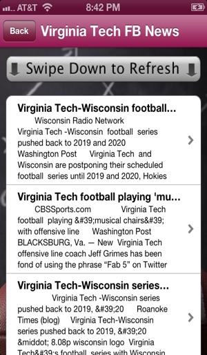 College Sports - Virginia Tech Football Edition(圖2)-速報App