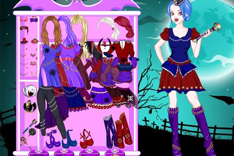 Queen of vampire - Dress up games screenshot 3