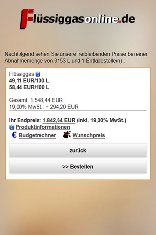 Flüssiggasonline.de screenshot 3