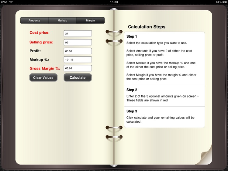 Margin & Markup Calculator HD