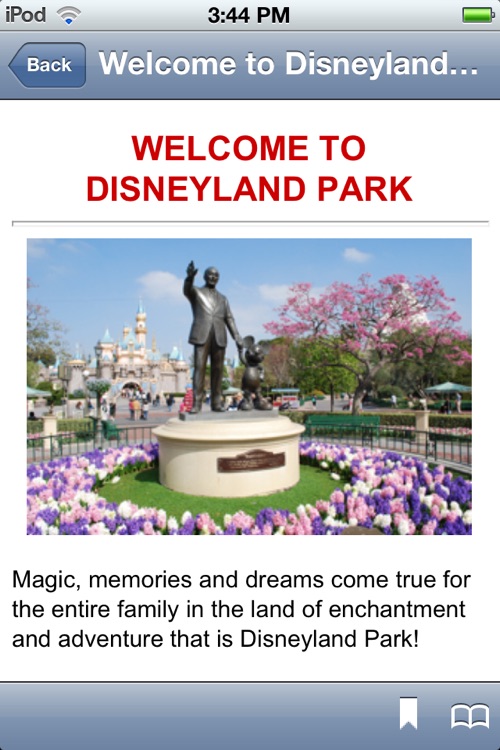 Disneyland Mobile Guide