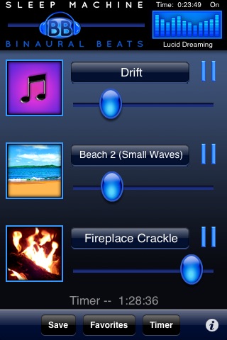 Sleep Machine - Binaural Beats screenshot 2
