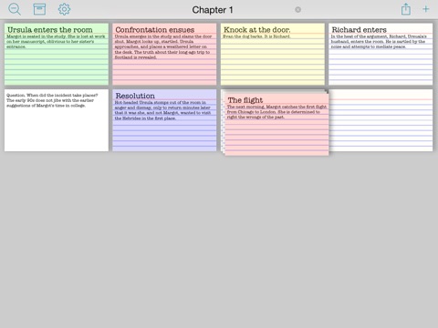 Index Card Board for iPad - Organize cards & brainstorm on a corkboard screenshot 3