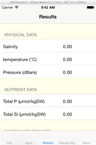 CO2calc screenshot 4