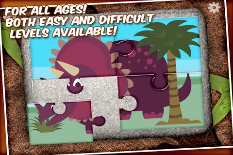 Dinosaur Jigsaw Puzzle - a game for kids with cool dinosaurs screenshot 3