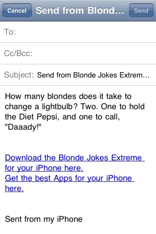 Blonde Jokes Extreme screenshot 2