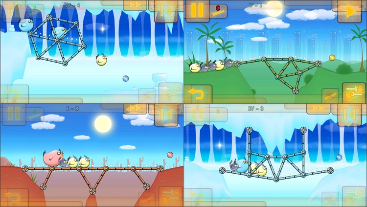 Fat Birds Build a Bridge! screenshot-3