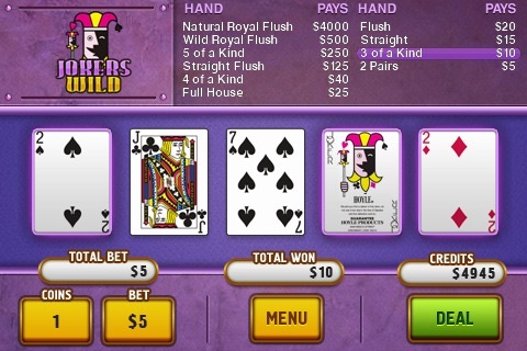 Hoyle Video Poker: Lite screenshot 4