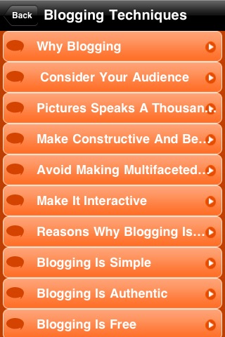 Blogging Ideas screenshot 2
