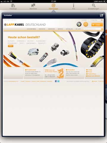 Lapp Group Catalogue screenshot 2