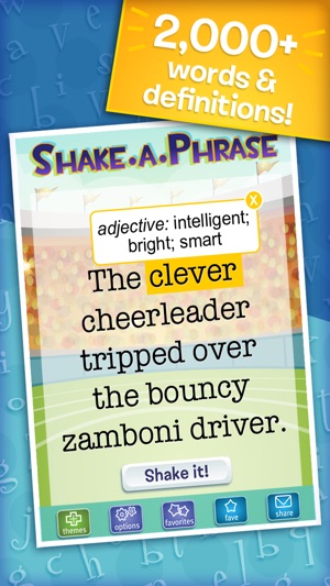 Shake-a-Phrase: Fun With Words and Sentences(圖2)-速報App