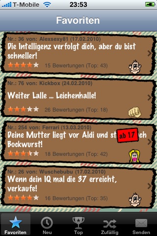Fiese Sprüche screenshot 3
