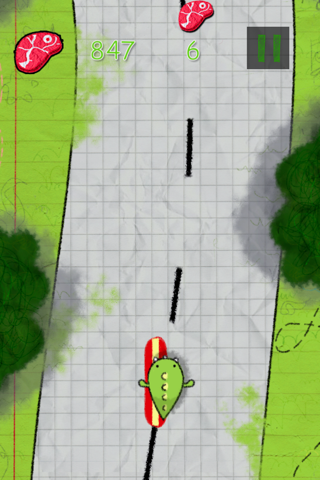 Doodle Dino - Racing to the Kingdom - Free Mobile Edition screenshot 3