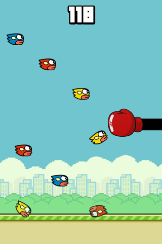 Flappy Punch FREE - The End of a Tiny 2048 Bird screenshot 3
