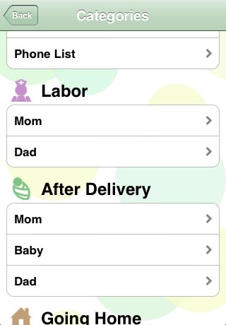 Baby Checklist Hospital Edition screenshot 2