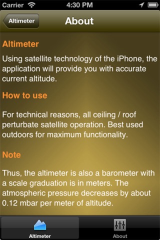 Altimeter : Accurate GPS for iPhone & iPad - FREE screenshot 3