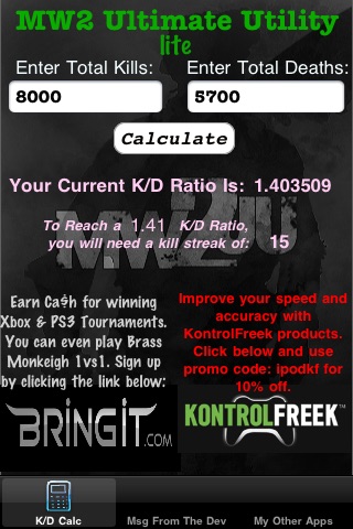 MW2 Ultimate Utility lite - K/D Improver for Modern Warfare 2