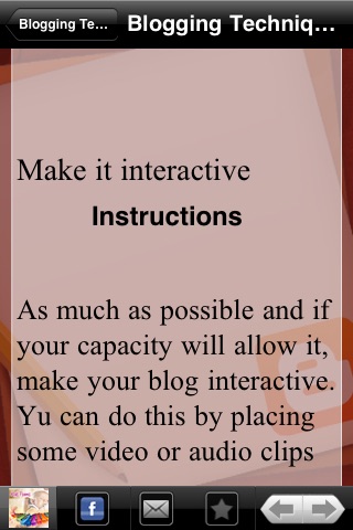 Blogging Ideas screenshot 3