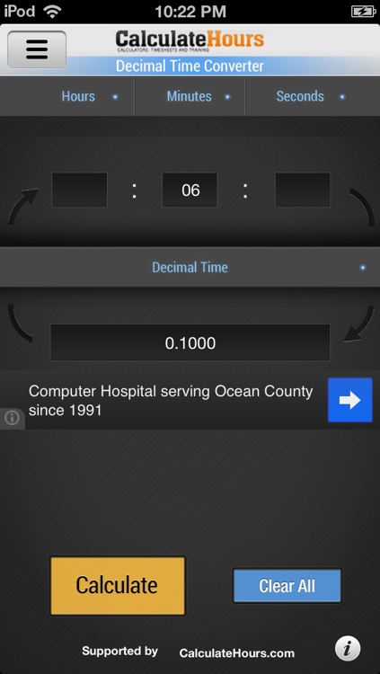 Military Time Converter + Decimal Time Converter