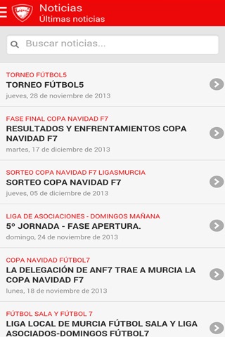 LigasMurcia screenshot 2