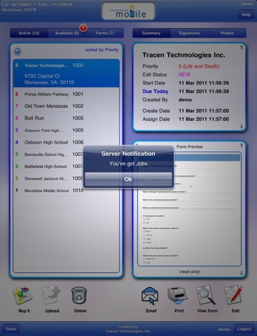 COMMANDmobile® - iPad Edition screenshot 3