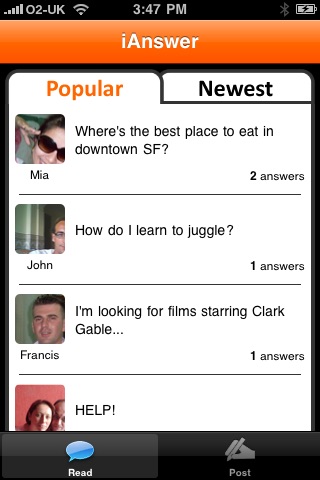iAnswer - ask a Question