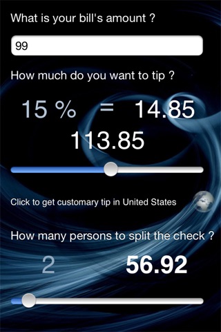 !iM: Tips calculator. Lite screenshot 4